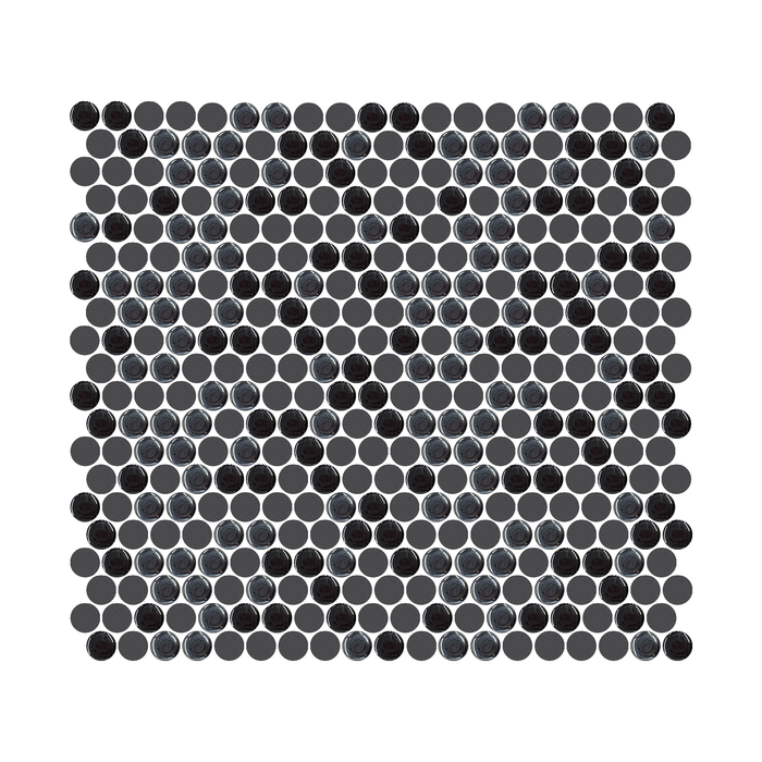 Confetti 8 Black Penny Mosaic