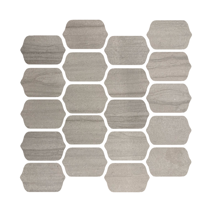Burano Matte Floor Noce Trento Victorian Mosaic Tile