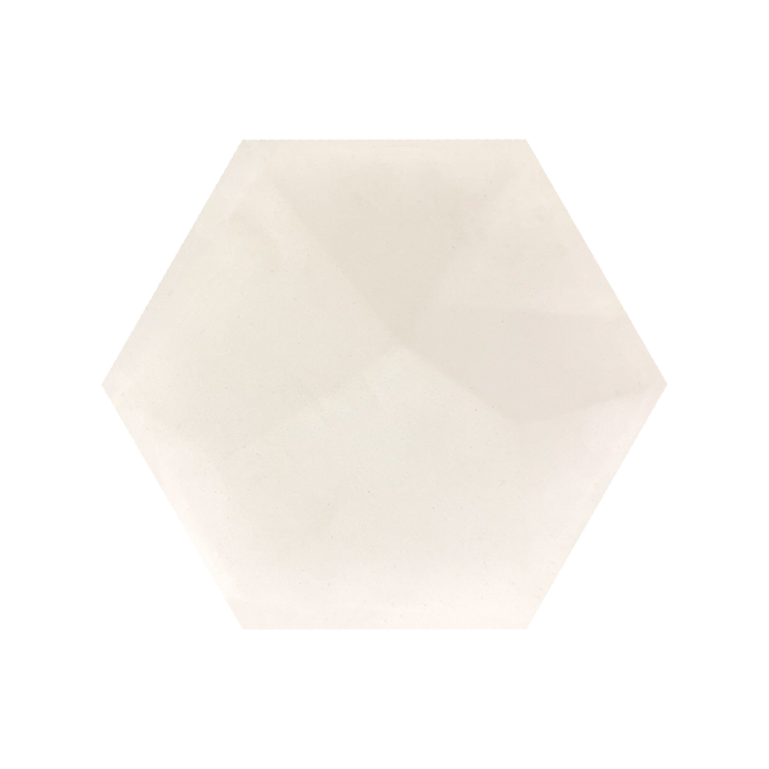 Decus Hexagon Piramidal Blanco Matte