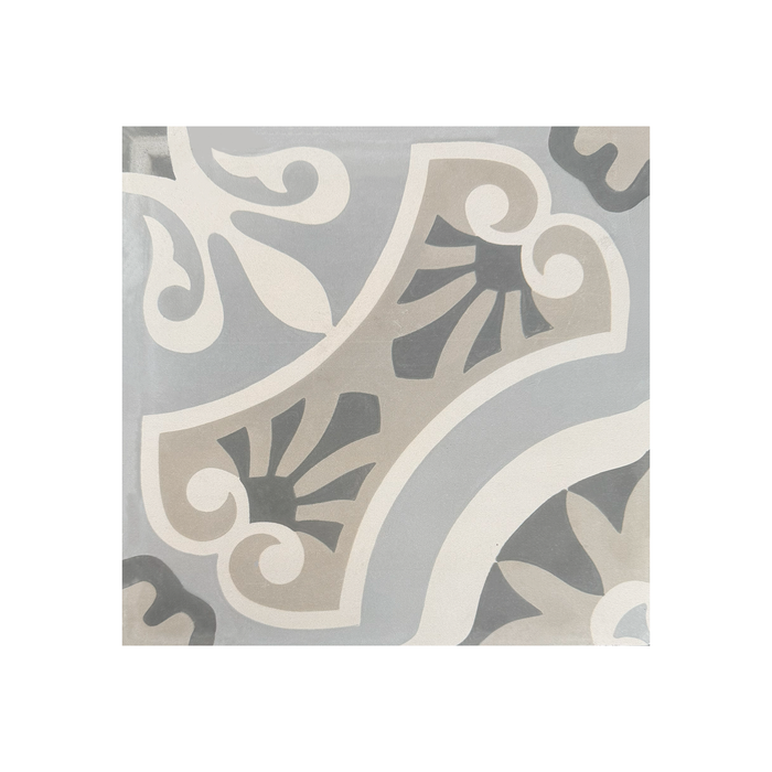 Specceramics Floor Tile Hydraulic Grey Natural
