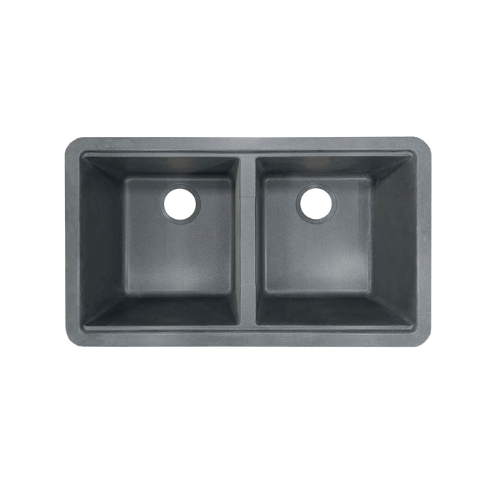 Composite Double Bowl Under-Mount Sink