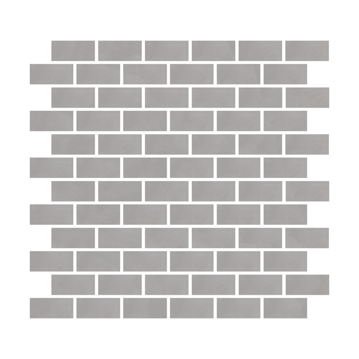 Sasche Gray Matte Mosaic